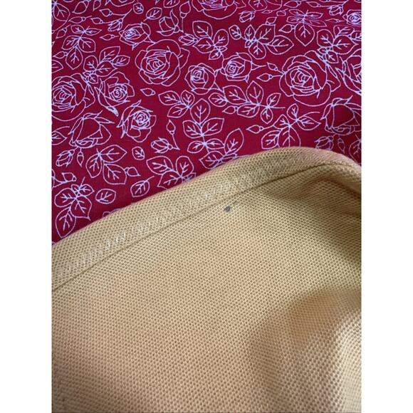 Nautica Polo Shirt Mens Medium True Deck Short Sleeve Yellow Classic Sailing V1 - Picture 7 of 7